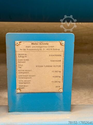 Steam Turbine Rotor Walter Schmitz 