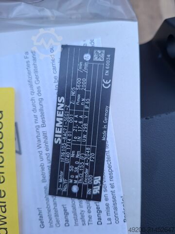 Servo motor Siemens 1FT6105-8AC71-3EG1-Z Z=N05