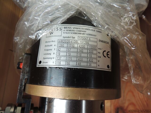 Motor spindle WEISS HSK-A63 175047A