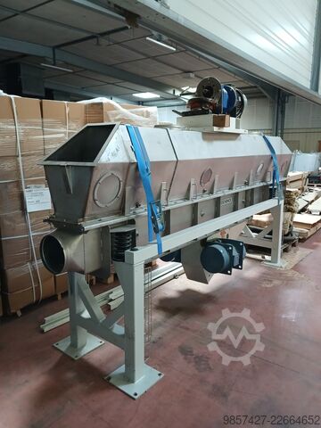 Vibrating fluidized bed drying tunnel Schenck SFV 1139