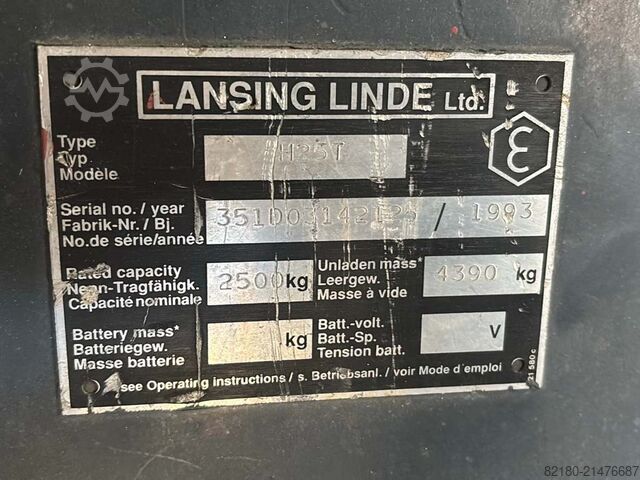 Forklift Linde H25T
