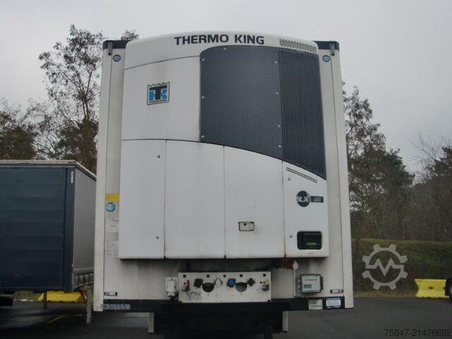 Reefer semitrailer Krone SDR 27 eL4-DS Doppelstock Ladebordwand