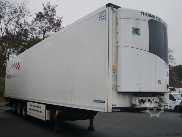 Reefer semitrailer Krone SDR 27 eL4-DS Doppelstock Ladebordwand