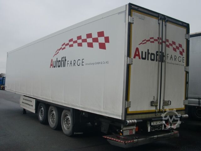 Reefer semitrailer Krone SDR 27 eL4-DS Doppelstock Ladebordwand