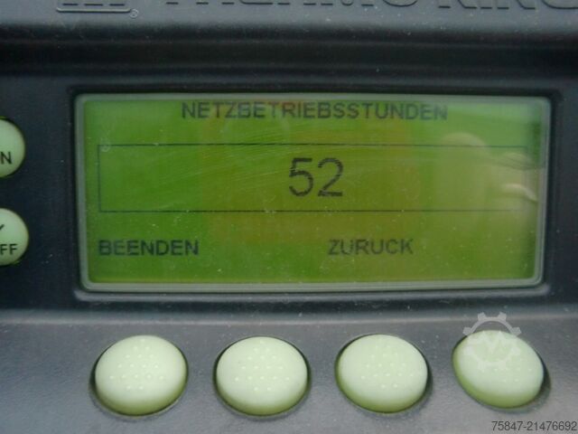 Isolated box semitrailer Krone SDR 27 eL4-DS Doppelstock Ladebordwand