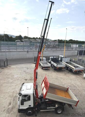 TRUCK WITH CRANE AND TIPPING TRUCK Iveco EUROCARGO ML 100E22