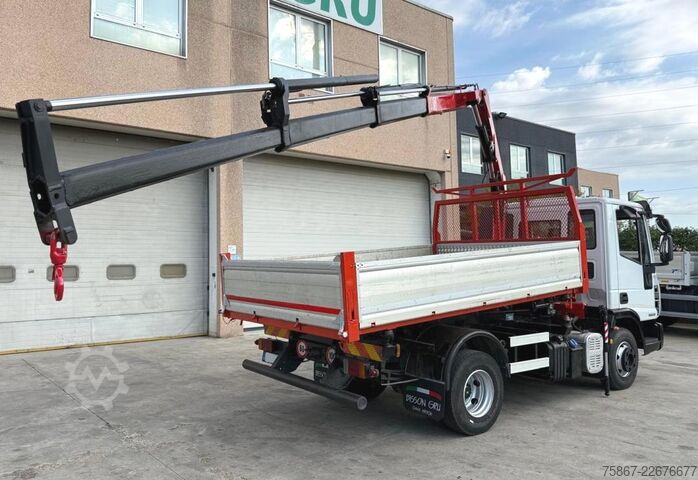 TRUCK WITH CRANE AND TIPPING TRUCK Iveco EUROCARGO ML 100E22