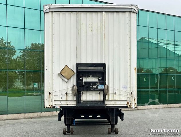 Open semitrailer with tarp KÄSSBOHRER XS VALX AXLES DRUM BRAKES NEW CURTAINS NL-TRAILE