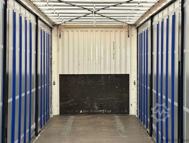 Open semitrailer with tarp KÄSSBOHRER XS VALX AXLES DRUM BRAKES NEW CURTAINS NL-TRAILE