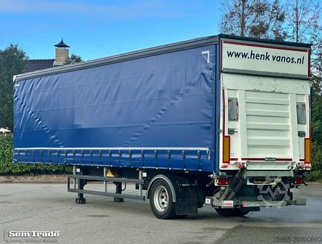 Open semitrailer with tarp  System Trailer LPRS9 CITY TRAILER TAIL LIFT NEW