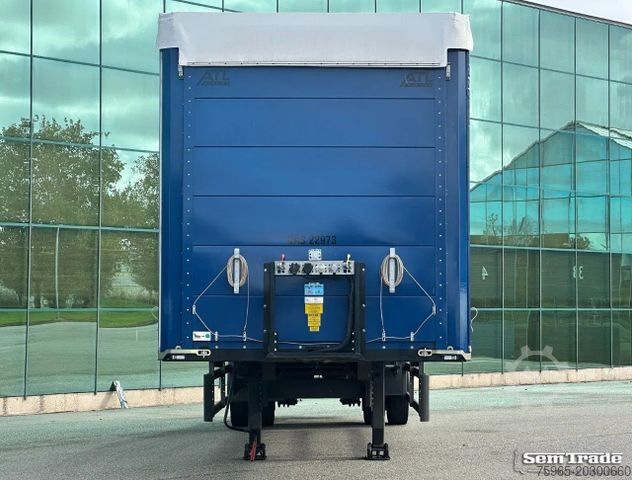 Open semitrailer with tarp  System Trailer LPRS9 CITY TRAILER TAIL LIFT NEW