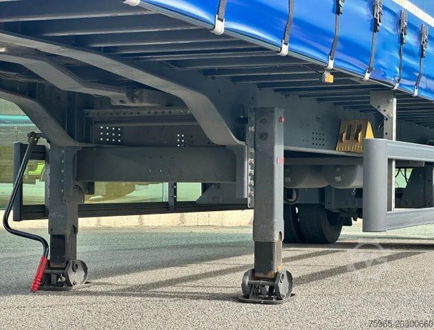Open semitrailer with tarp  System Trailer LPRS9 CITY TRAILER TAIL LIFT NEW