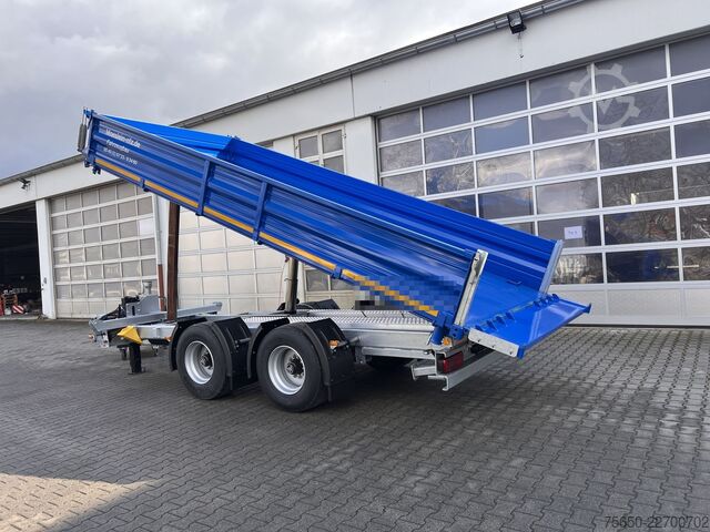 Kippanhänger Möslein TTD 19 B  19 t Tandemkipper- Tieflader hydraulischer Klappe Breitbereifung