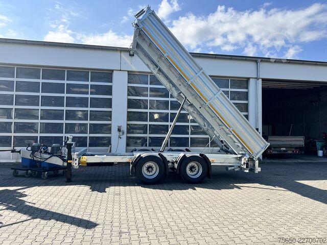 Kippanhänger Möslein TTD 19 B  19 t Tandemkipper- Tieflader hydraulischer Klappe Breitbereifung