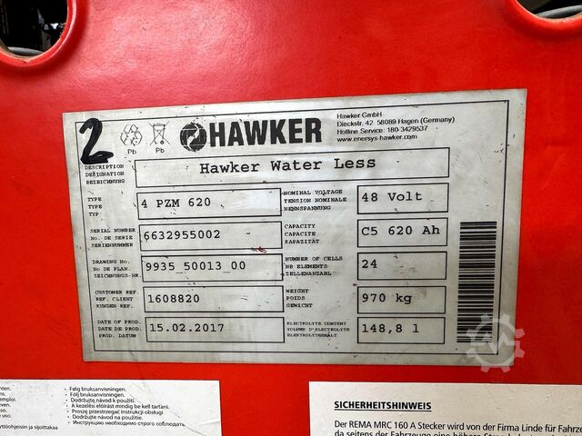 Schubmaststapler Linde R16WHD [ID: 262]