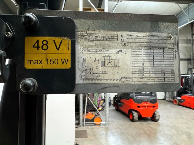 Schubmaststapler Linde R16WHD [ID: 262]