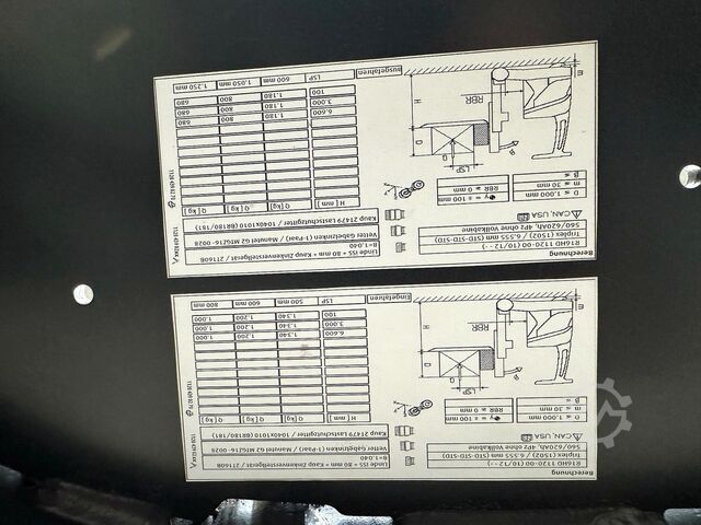 Schubmaststapler Linde R16WHD [ID: 262]