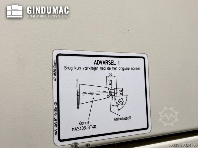 VERTIKALES BEARBEITUNGSZENTRUM HEDELIUS CB80M-3200