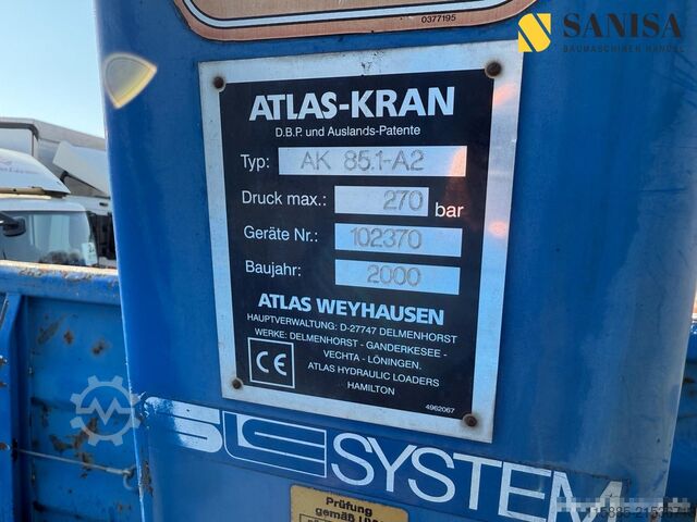 Kipper LKW Mercedes-Benz Atego 1828/3 S.-Kipper Meiller/Atlas AK