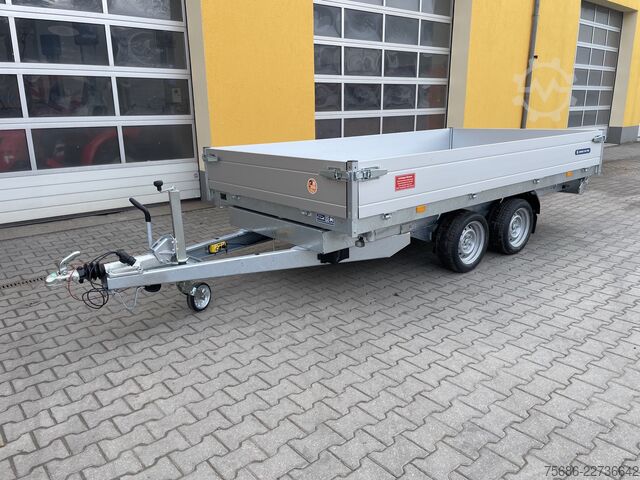 Dreiseitenkipper Anhänger Saris 356cm 184cm 3,5T 3-Seitenkipper Tandem