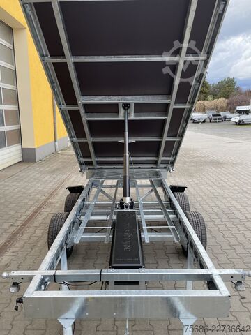 Dreiseitenkipper Anhänger Saris 356cm 184cm 3,5T 3-Seitenkipper Tandem