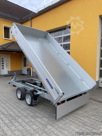Dreiseitenkipper Anhänger Saris 356cm 184cm 3,5T 3-Seitenkipper Tandem