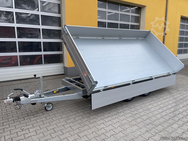 Dreiseitenkipper Anhänger Saris 356cm 184cm 3,5T 3-Seitenkipper Tandem
