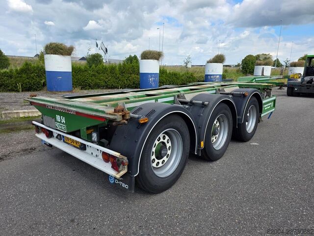 Transport von Containern D-TEC FLEXITRAILER/ALL CONNECTIONS/3 X EXTENDIBLE/486...