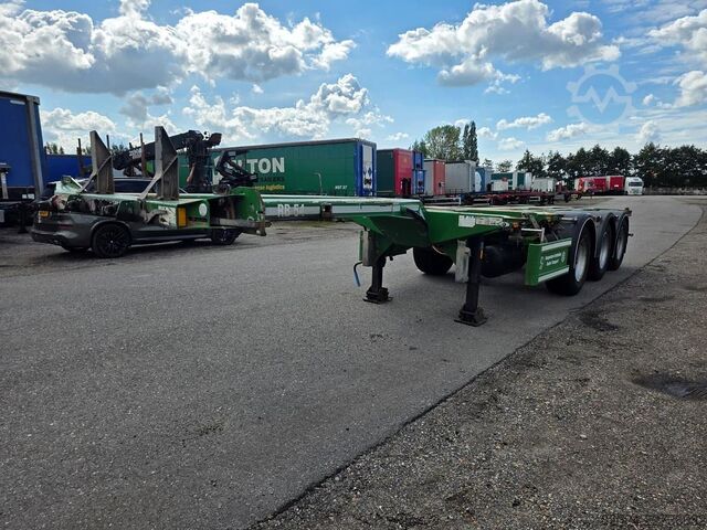 Transport von Containern D-TEC FLEXITRAILER/ALL CONNECTIONS/3 X EXTENDIBLE/486...