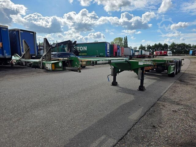 Transport von Containern D-TEC FLEXITRAILER/ALL CONNECTIONS/3 X EXTENDIBLE/486...