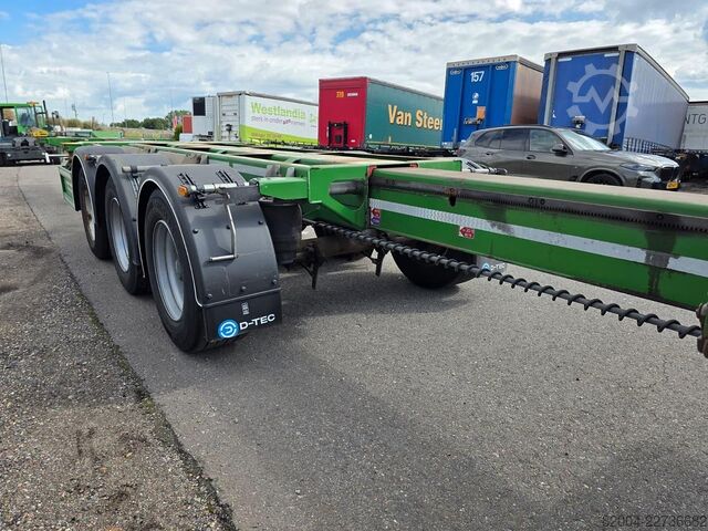 Transport von Containern D-TEC FLEXITRAILER/ALL CONNECTIONS/3 X EXTENDIBLE/486...