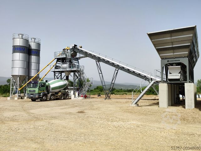 Concrete mixing plant / concrete plant CONSTMACH Concrete Mixing Plant 160 M3 Stationary Concrete Mixing Plant