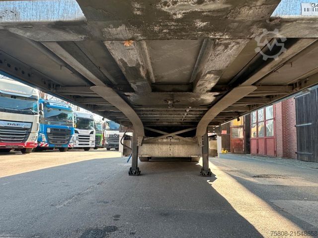 Open semitrailer with tarp SCHMITZ CARGOBULL SCS 24/L-13.62 Edscha Palettenkasten 2xLift Zink