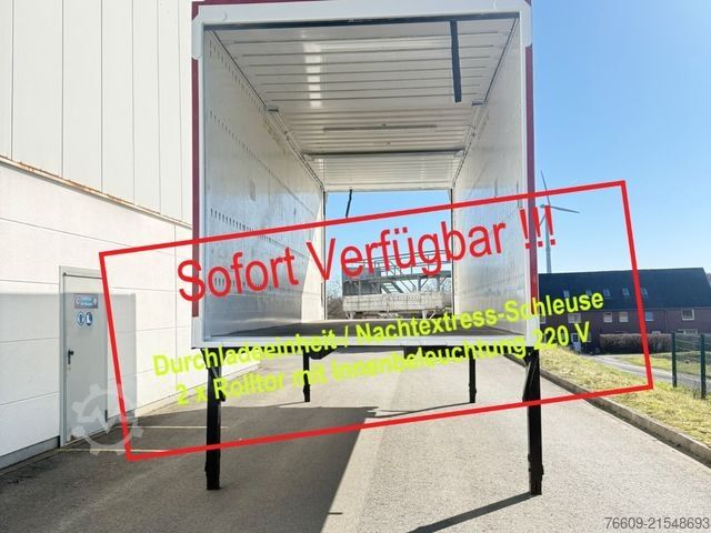Anhänger-Wechselpritsche KRONE Durchladeeinheit 2 x Rolltor