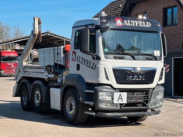 Absetzkipper LKW MAN TGS 26.420 6x2 BL MEILLER AK12 Absetzer