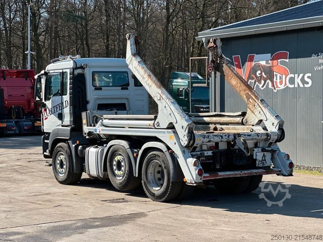 Absetzkipper LKW MAN TGS 26.420 6x2 BL MEILLER AK12 Absetzer