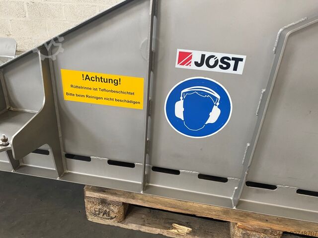 Schwingförderrinne, FUF 600/-150x2500 Jost Trilgoot, Type FUF 600/ - 150 x 2500