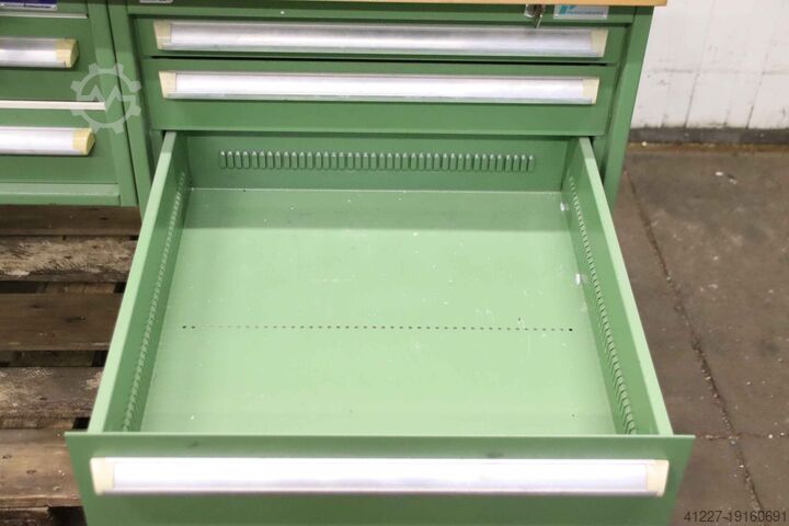 Workbench with vice Garant Perschmann 1500/700/H860 mm