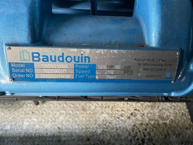 Aggregat Pramac GSW1015B - 1016kVA Used Generator - DPX-12660