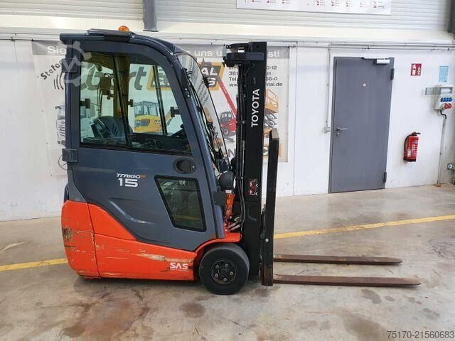 Gabelstapler Toyota 8FBET15 / Batterie  HH: 4.3m! / 2.849h