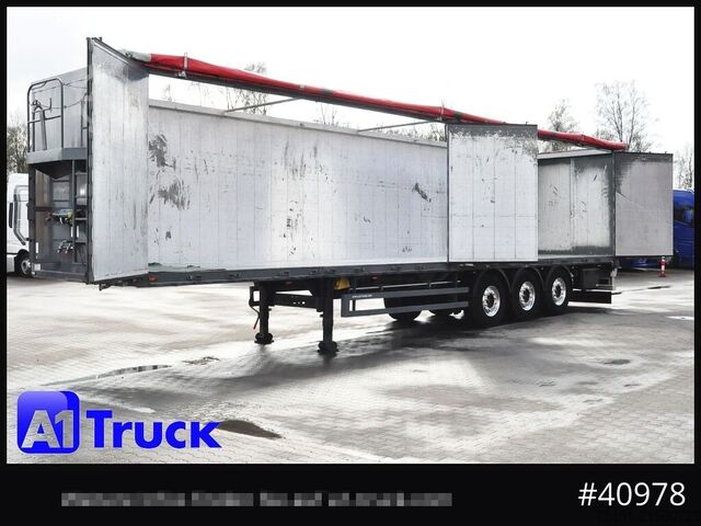 Auflieger mit Walkingfloor REISCH Faltwand Türen 91m³,  Side Doors, 87tkm !