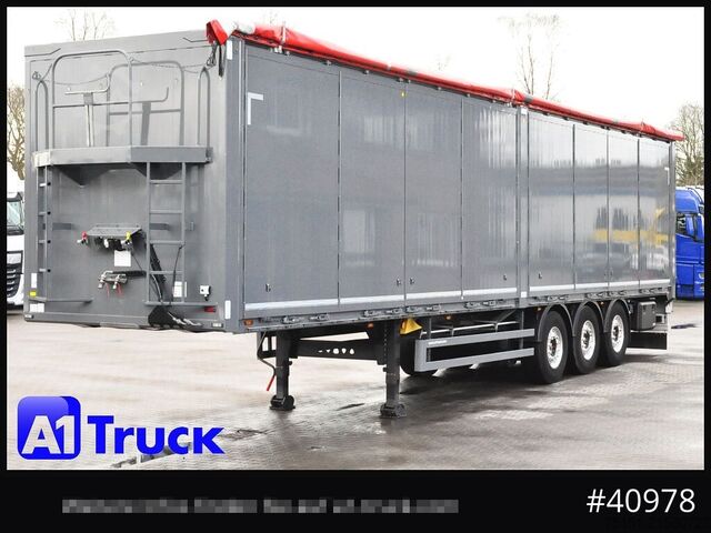 Auflieger mit Walkingfloor REISCH Faltwand Türen 91m³,  Side Doors, 87tkm !