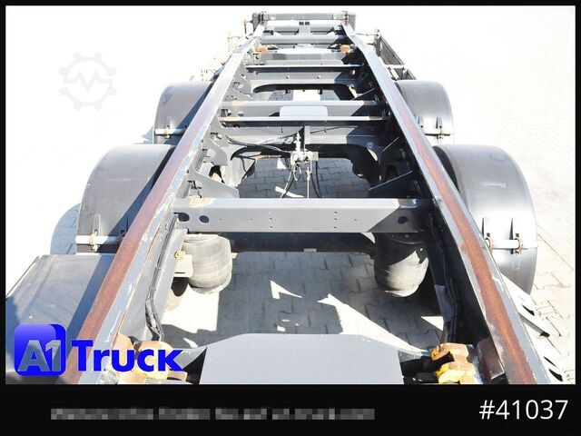 Abrollanhänger HUEFFERMANN HTSA 18.77, Tandem, Schlitten, oben gekuppelt,