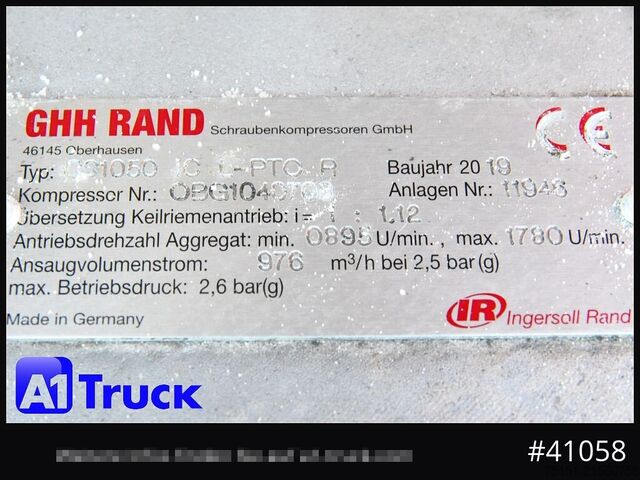 Standard SZM MAN TGS 18,420,  GHH CS 1050 Kompressor, Navi,