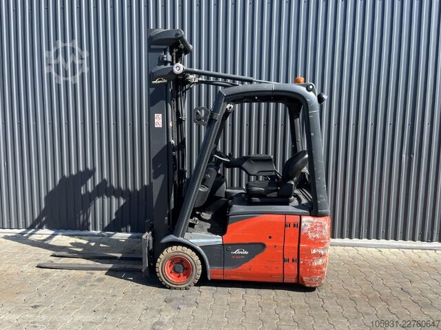 Electric 3-wheel forklift Linde E14-02