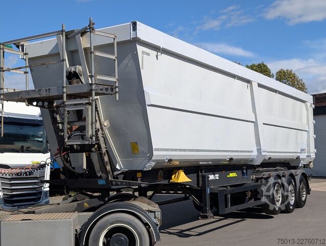 Tipper semitrailer SCHMITZ CARGOBULL HardoX Stahl 50 cbm,Liftachse,2xGetreideschieber