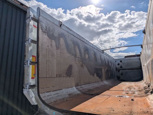 Tipper semitrailer SCHMITZ CARGOBULL HardoX Stahl 50 cbm,Liftachse,2xGetreideschieber