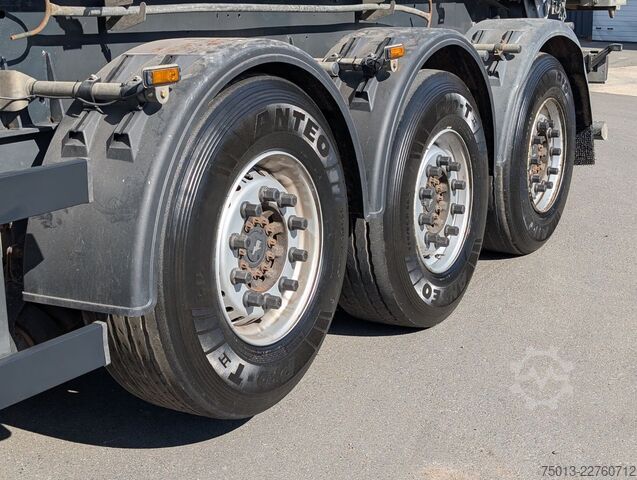 Tipper semitrailer SCHMITZ CARGOBULL HardoX Stahl 50 cbm,Liftachse,2xGetreideschieber