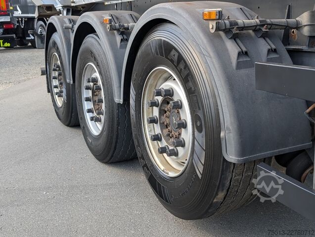 Tipper semitrailer SCHMITZ CARGOBULL HardoX Stahl 50 cbm,Liftachse,2xGetreideschieber
