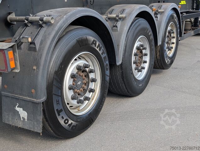 Tipper semitrailer SCHMITZ CARGOBULL HardoX Stahl 50 cbm,Liftachse,2xGetreideschieber